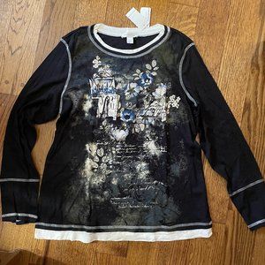 Christopher & Banks - Long Sleeve Top sz XL  NEW!